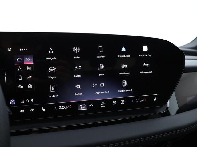 Audi Q6 e-tron 252pk S edition 83 kWh · SOH 97,5% · Panoramadak · Leder · 360 Camera · Luchtvering · Wegklapbare Trekhaak · Stoelverwarming Voor + Achter ·