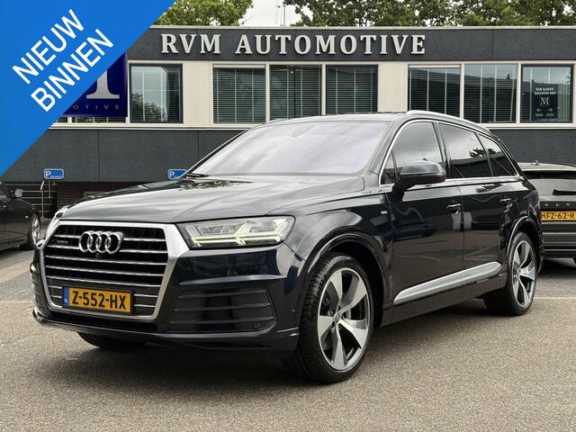 Audi Q7 3.0 TFSI quattro Pro Line + 7p S-LINE EXTERIEUR | 7 PERSOONS | 360 CAMERA | PANORAMADAK | LEDER | 60.000 KM UNIEKE STAND | DEALER ONDERHOUDEN | VOLLE AUTO | RIJKLAAR GELEVERD MET 12 MAANDEN BOVAG GARANTIE!