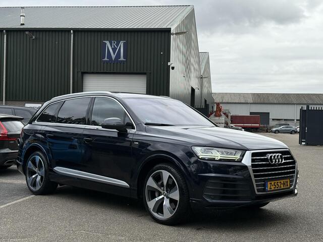 Audi Q7 3.0 TFSI quattro Pro Line + 7p S-LINE EXTERIEUR | 7 PERSOONS | 360 CAMERA | PANORAMADAK | LEDER | 60.000 KM UNIEKE STAND | DEALER ONDERHOUDEN | VOLLE AUTO | RIJKLAAR GELEVERD MET 12 MAANDEN BOVAG GARANTIE!