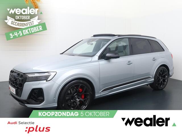 Audi Q7 60 TFSI e quattro Pro Line S Competition | 490 PK | SoH 97% | Panoramadak | Trekhaak | Nachtzicht-assistent | Vierwielbesturing | Matrix LED-koplampen | Head-up display |