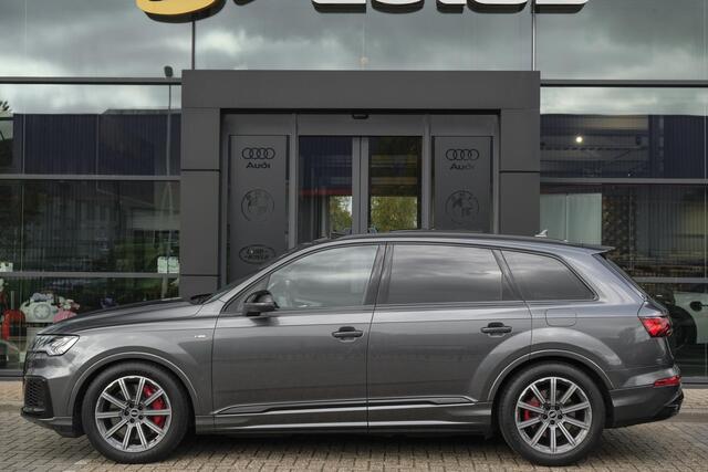 Audi Q7 60 TFSIe 455pk Competition Hybrid Panoramadak *BTW* Head-up Trekhaak elektrisch Leder Adaptive cruise DAB Carplay