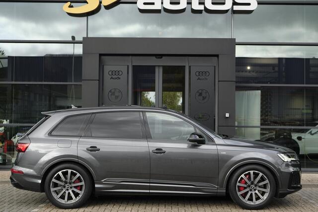 Audi Q7 60 TFSIe 455pk Competition Hybrid Panoramadak *BTW* Head-up Trekhaak elektrisch Leder Adaptive cruise DAB Carplay