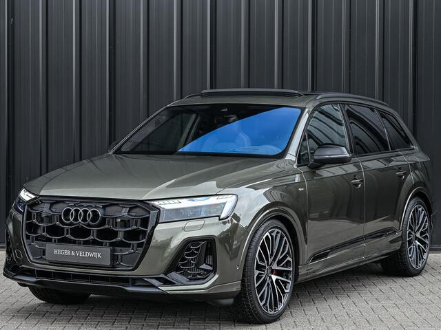 Audi Q7 60 TFSI e QUATTRO PRO LINE S COMPETITION | S-SEATS | B&O SOUND | KEYLESS | VIRTUAL COCKPIT | HEAD-UP | ALCANTARA | STOELMASSAGE | ADAPTIVE CRUISE | STOELVENTILATIE EN -VERWARMING | 4-WIEL STURING | OLED | PANORAMADAK | AMBIANCE VERLICHTING | EL. TREKHAAK