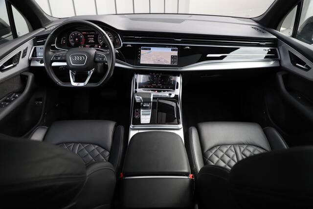 Audi Q7 55 TFSI e quattro S-line | 394PK | Luchtvering | Keyless-go | Sfeerverlichting | Memory | Bose | Pano | Leder | ACC | Standkachel | Trekhaak | 2020.