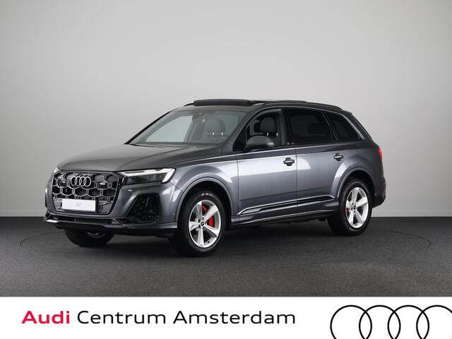 Audi Q7 55 TFSI e quattro Pro Line S 394pk Panoramadak, adaptive cruisecontrol, B&O soundsysteem, optiekpakket zwart Plus, Privacy Glass, Trekhaak