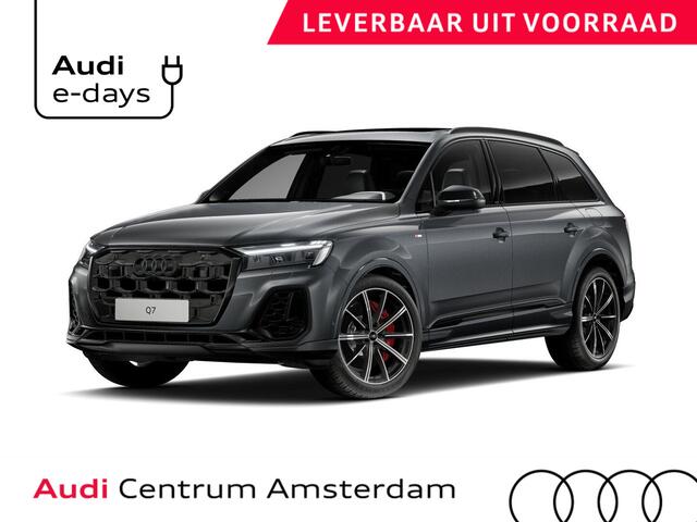 Audi Q7 Pro Line S 55 TFSI e 394 pk | Bang & Olufsen Premium 3D | Glazen panoramadak | Vierwielbesturing | Sportstoelen plus voorin |