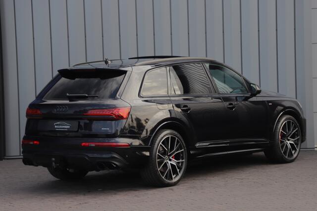 Audi Q7 60 TFSI e quattro Competition | 462PK | Luchtvering | Head-up | Massage | Keyless-go | S-Stoelen | Matrix-led | Trekhaak | Standkachel | 2021.