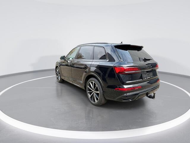 Audi Q7 55 TFSIe 381pk Tiptronic Quattro Pro Line S · Panoramadak · 360 Camera · Luchtvering · Elek. Trekhaak · B&O Sound · Leder Valcona · Elek. Stoelen + Geheugen Bestuurder · 21'' Inch ·