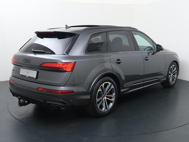 Audi Q7 Pro Line S 55 TFSI e 394 pk | Bang & Olufsen 3D-sound | Ambient light | Panoramadak | Trekhaak | Optiekpakket zwart plus