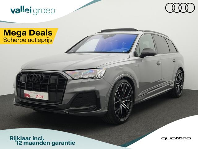 Audi Q7 7-zits 50 TDI 286 pk tiptronic quattro S edition / Competition Plus | B&O Advanced | Panoramadak | Trekhaak | Standkachel | Valcona leder | Laser LED | Sportstoelen plus | Geheugen-/massagestoelen