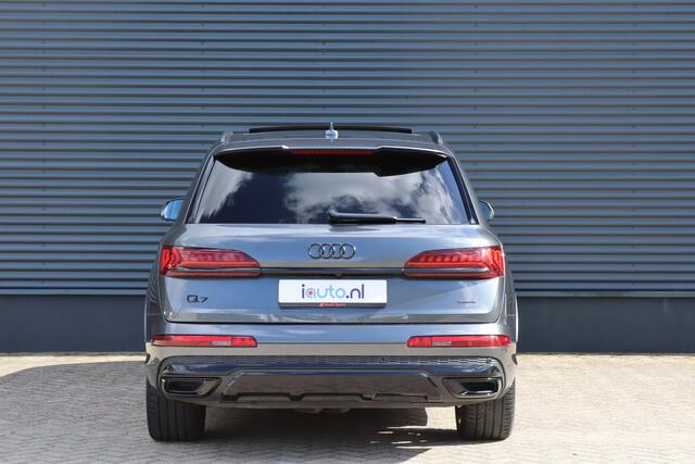 Audi Q7 60 TFSI e quattro 456pk S-Line Competition Pano/B&O Advanced/Alcantara hemel/360/Keyless/Servo/Valcona Leder/Sfeer/Nachtzicht