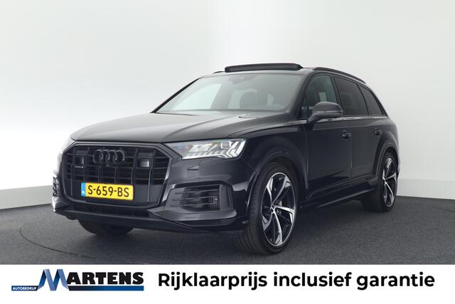 Audi Q7 55 TFSI e 381pk quattro Pro Line S Trekhaak 360Camera B&O Head-Up Keyless Virtual Cockpit Luchtvering Panoramadak 2x S-Line