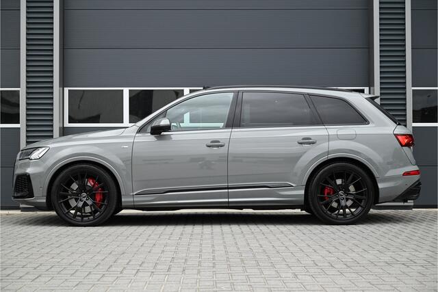 Audi Q7 55 TFSI e QUATTRO / PANO / LED MATRIX / 360 CAMERA / MEMORY / ACC / SFEERVERLICHTING / TREKHAAK / NARDO GREY / NL AUTO