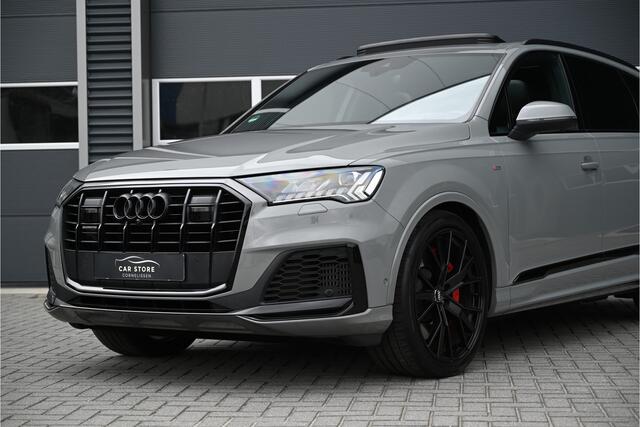 Audi Q7 55 TFSI e QUATTRO / PANO / LED MATRIX / 360 CAMERA / MEMORY / ACC / SFEERVERLICHTING / TREKHAAK / NARDO GREY / NL AUTO