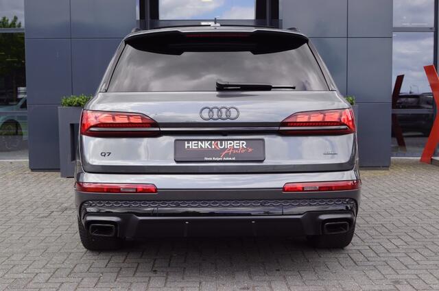 Audi Q7 60 TFSi S Competition 490pk/ Panodak/ Sportstoelen leer ruitmotief/ Trekhaak wegklapb./Luchtvering/Head-up/4-wielbest/soft close