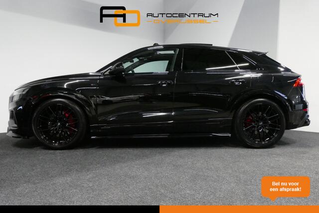 Audi Q8 55 TFSI e quattro Pro Line S / RSQ8 Diffuser / RSQ8 Grill / Maxton Design Bodykit V.2 / Panoramadak / RS Sportstoelen / Elektr. verstelbare voorstoelen + memory / Sport Luchtvering / Matrix LED / Ambienteverlichting plus / Apple Carplay - Android Auto / B