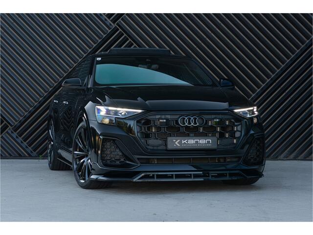 Audi Q8 60 TFSI e quattro S-Line Competition Panodak ACC Trekhaak Achteras Bestr. Head Up 360 Oled Massage Softcl. B&O Stoelvent. Trekhaak