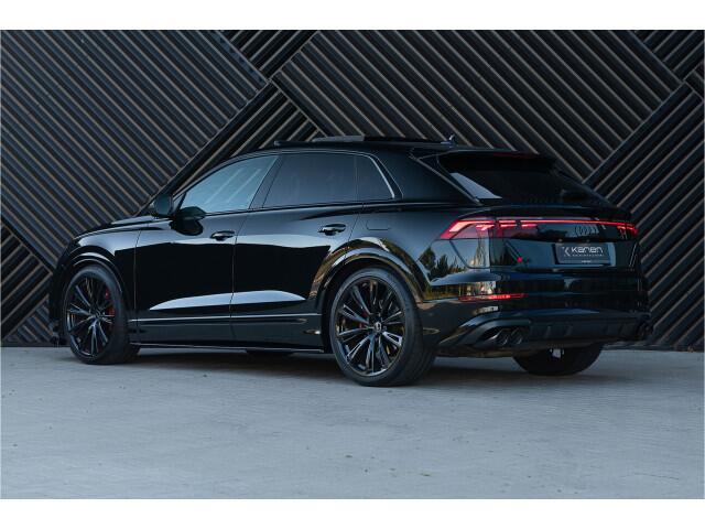 Audi Q8 60 TFSI e quattro S-Line Competition Panodak ACC Trekhaak Achteras Bestr. Head Up 360 Oled Massage Softcl. B&O Stoelvent. Trekhaak