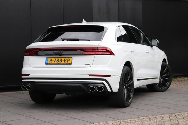 Audi Q8 55 TFSI | 3X S-LINE | B&O | PANO | LUCHTVERING | HEAD-UP | STOELVERK. | 360° CAMERA | CRUISE | NAVI |