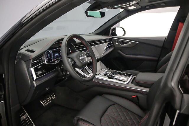 Audi Q8 55 TFSI e Pro Line S | Pano | B&O | RS Rood | Head Up | 23 inch | Tour/City | Trekhaak |