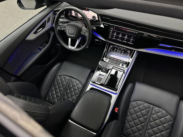 Audi Q8 60 462pk Competition Plus | RS Seats | ACC | Panodak | 360 Camera | Nachtzicht | Softclose | 64700,= EX BTW | Headup | 2x Memory | Bank & Stuurverwarming | 22"| Trekhaak | Carplay | Standverwaming | Matrix Led | Lane & Side assist | Isolatieglas | Bovag G