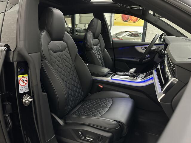 Audi Q8 60 462pk Competition Plus | RS Seats | ACC | Panodak | 360 Camera | Nachtzicht | Softclose | 64700,= EX BTW | Headup | 2x Memory | Bank & Stuurverwarming | 22"| Trekhaak | Carplay | Standverwaming | Matrix Led | Lane & Side assist | Isolatieglas | Bovag G