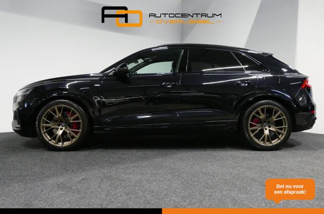 Audi Q8 60 TFSI e quattro Competition / S-Line / HD Matrix LED / Servosluiting / RS-Sportstoelen / Elektr. verstelbare voorstoelen / Head-Up Display / Stuur- & stoelverwarming / 360 graden camera / Bang & Olufsen Sound / Achterbank verwarming / 22'' LMV / Trekhaa