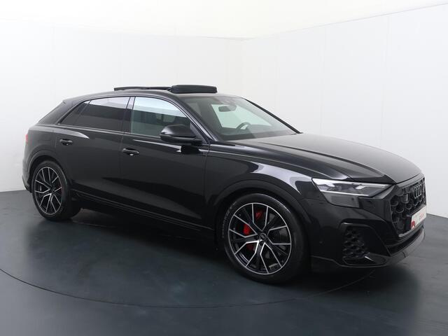Audi Q8 60 TFSI e quattro Pro Line S Competition | 490 PK | SoH 100% | Trekhaak | Panoramadak | Head-Up display | Luxe lederen bekleding | 22" LM velgen | 360 graden camera |