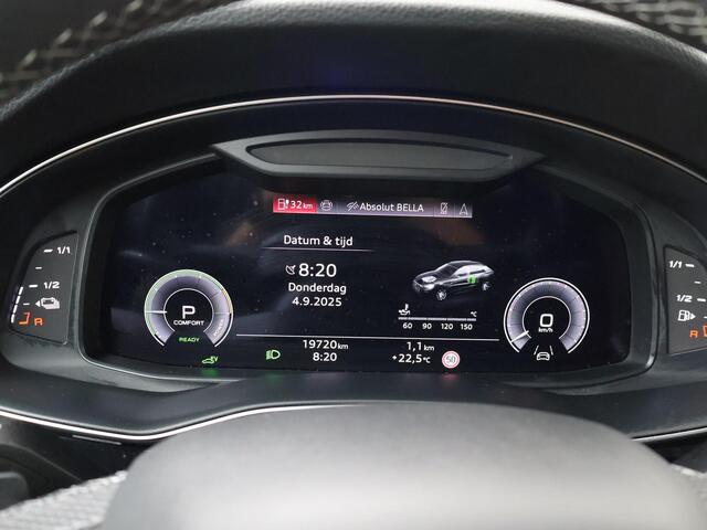 Audi Q8 60 TFSI e quattro Pro Line S Competition | 490 PK | SoH 100% | Trekhaak | Panoramadak | Head-Up display | Luxe lederen bekleding | 22" LM velgen | 360 graden camera |