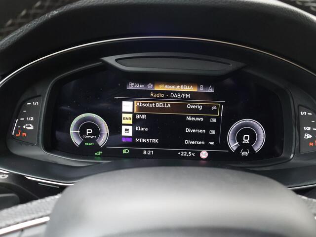 Audi Q8 60 TFSI e quattro Pro Line S Competition | 490 PK | SoH 100% | Trekhaak | Panoramadak | Head-Up display | Luxe lederen bekleding | 22" LM velgen | 360 graden camera |