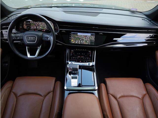 Audi Q8 55 TFSI e quattro S-Line 380PK | Pano | Leer | B&O | 360° | Nightvision | Head-up | Memory | Stoel Ventilatie |