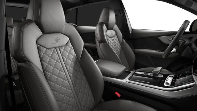 Audi Q8 55 TFSI e 394 Tiptronic Pro Line S Automaat | Vierwielbesturing | Sportstoelen plus voorin | Glazen panoramadak | Optiekpakket zwart plus | Privacy glas (donker getint) | Bang & Olufsen Premium 3D