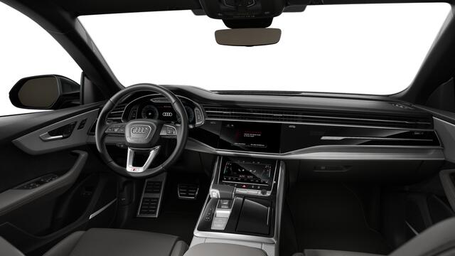 Audi Q8 55 TFSI e 394 Tiptronic Pro Line S Automaat | Vierwielbesturing | Sportstoelen plus voorin | Glazen panoramadak | Optiekpakket zwart plus | Privacy glas (donker getint) | Bang & Olufsen Premium 3D
