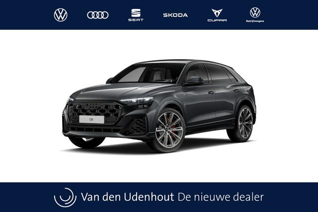 Audi Q8 55 TFSI e 394 Tiptronic Pro Line S Automaat | Vierwielbesturing | Glazen panoramadak | Optiekpakket zwart plus | Privacy glas (donker getint) | Sportstoelen plus voorin | Bang & Olufsen Premium 3D