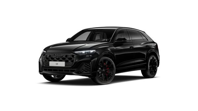 Audi Q8 55 TFSI e 394 Tiptronic Pro Line S Automaat | Vierwielbesturing | Privacy glas (donker getint) | Glazen panoramadak | Bang & Olufsen Premium 3D | Sportstoelen plus voorin | Optiekpakket zwart plus | Velgen Audi Sport, 10-spaak-trapezoïde, zwart, 10,0Jx23,