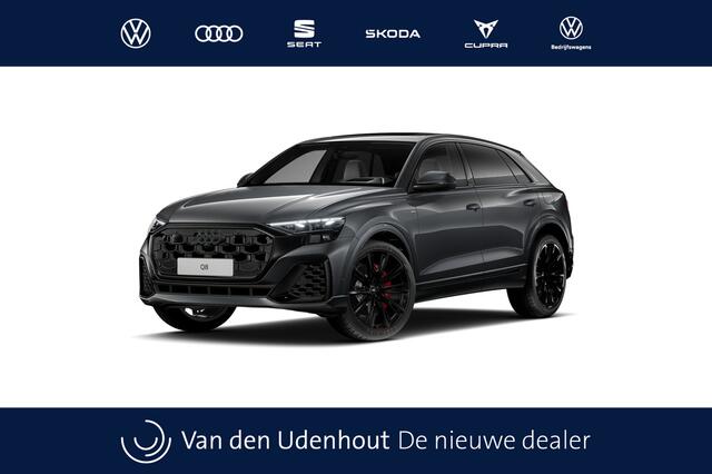 Audi Q8 55 TFSI e 394 Tiptronic Pro Line S Automaat | Vierwielbesturing | Glazen panoramadak | Privacy glas (donker getint) | Bang & Olufsen Premium 3D | Optiekpakket zwart plus | Velgen Audi Sport, 10-spaak-trapezoïde, zwart, 10,0Jx23, | Sportstoelen plus voorin