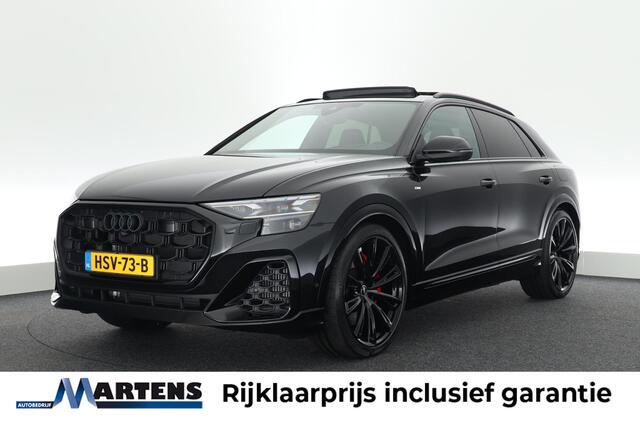 Audi Q8 55 TFSI e 394pk quattro Pro Line S Trekhaak 360Camera Panoramadak Leder Head-Up B&O Memory Laser Led Luchtvering Keyless
