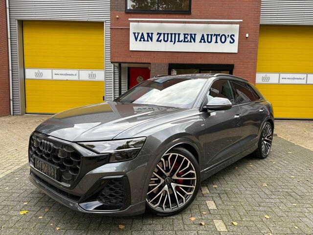 Audi Q8 55 TFSIe Quattro 394pk S-Line Pano 4W 23" Trekhaak B&O Soft Matr