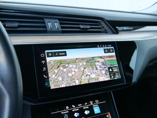 Audi Q8 e-tron 50 quattro S Edition 95 kWh 340 Pk Automaat Navi / Leer / DAB / Apple Carplay / Massage stoel