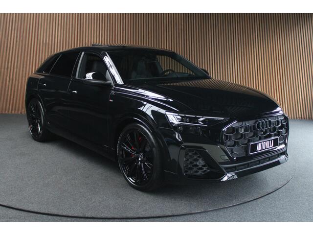 Audi Q8 60 TFSI e quattro Pro Line S Competition HUD Panodak 360° B&O ACC Leer LM velgen Memory seats Climate voor en achter PDC Elektr. uitklapbare trekhaak Stoelverwarming voor & achter Niveauregeling NIEUW! Fabrieksgarantie!