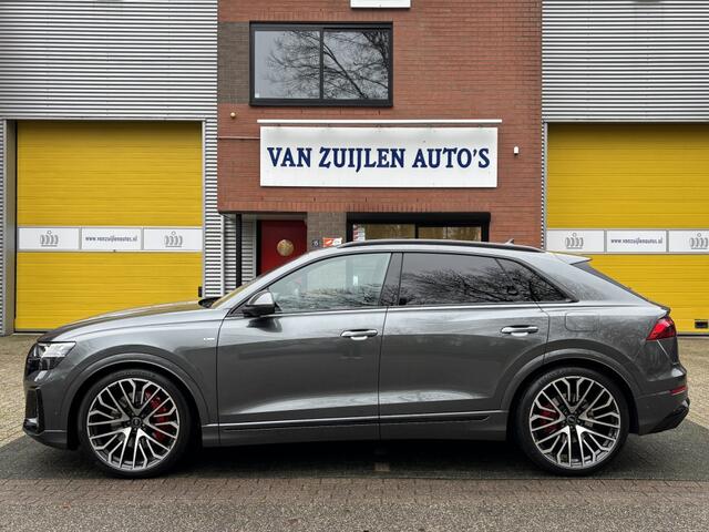 Audi Q8 55 TFSIe 394pk S-Line Pano 4W 23" Trekhaak B&O Soft Matrix