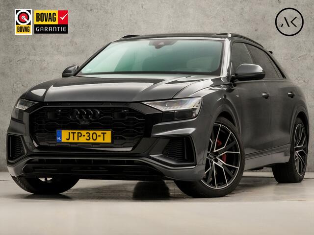 Audi Q8 55 TFSI e quattro S-Line Sport 381Pk Automaat (PANORAMADAK, LUCHTVERING, HEAD-UP DISPLAY, BANG&OLUFSEN, 360 CAMERA, STOELVERWARMING ACHTER, KEYLESS, MATRIX LED, NIEUWSTAAT)