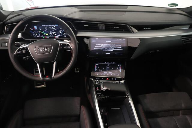 Audi Q8 e-tron 50 quattro S Edition 95 kWh | Panoramadak | SoH 94% | Elektr stoelen | Luchtvering | LED verlichting |