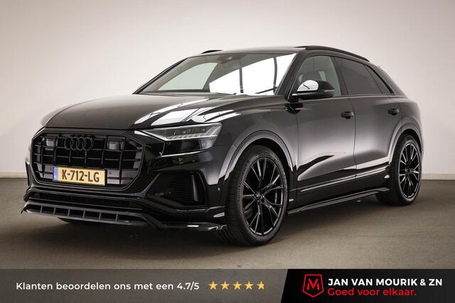 Audi Q8 55 TFSI quattro Pro Line Plus | PANORAMADAK | NACHTZICHT | HEAD UP | SFEERVERLICHTING | SOFTCLOSE | TREKHAAK | 22"