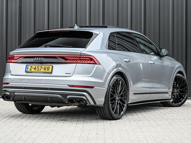 Audi Q8 60 TFSI e quattro Pro Line S Competition | Panorama dak | S-Seats | Head-up | 360 Camera | Soft-close | Keyless | Full styling | Ambiance interieur | B&O sound | Trekhaak | Adaptive cruise