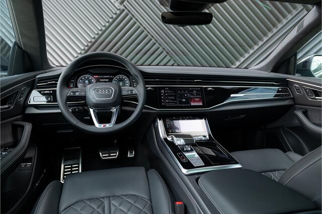 Audi Q8 60 TFSI e quattro S-Line Competition ACC Pano Massage AchterasBes. 360 Matrix Stoelvent. Alcant. Hemel Keyless Trekhaak