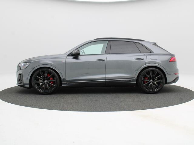 Audi Q8 60 TFSi e 490 Pk quattro S-Line Competition | Trekhaak | Panoramadak | Bang & Olufsen | Stoel Ventilatie/Verwarming | Luchtvering | Vierwielbesturing | Laser LED | 23 Inch
