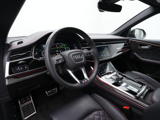 Audi Q8 60 TFSI e Quattro Pro Line S Competition / S-Line | Panoramadak | Sportstoelen Plus (rood gestik) | Geheugenstoel | Head-up display | HD-Matrix LED