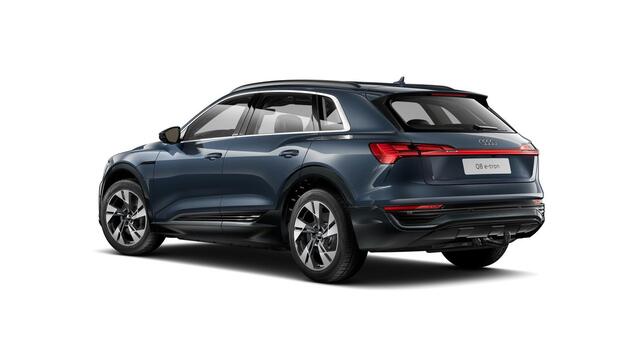 Audi Q8 e-tron 55 quattro Advanced Edition 115 kWh Trekhaak - Panoramadak - Adaptieve Cruise Control - Head up - B&O - Comforstoelen - Stoelventilatie en massage - Uitgebreide interieurvoorverwarming -