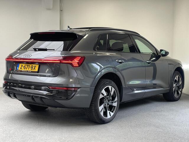 Audi Q8 e-tron 50 quattro S Edition 95 kWh | 96% SOH | PANO | Luchtvering |